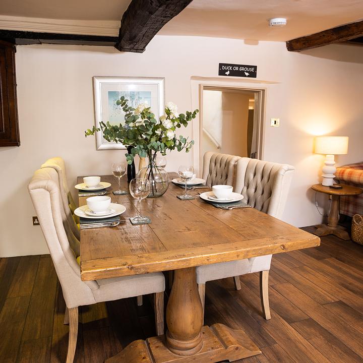 Dining table with 4 seats at Porch Cottage, Keswick